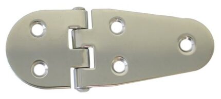 Round Side Hinge Flush Mt.40X108mm 316 Stainless Steel