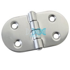 Hinge Half Round 40X75mm Ss316