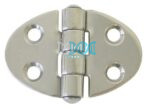 Round Hinge 51X35mm 316 Stainless Steel