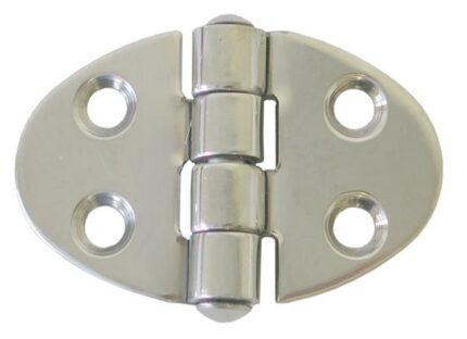 Round Hinge 51X35mm 316 Stainless Steel