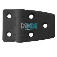 Door Hinge Black Nylon 60X38mm