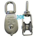 Single Swivel Pulley 25mm Ss304