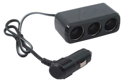 Car Socket Ports(3)With Extension