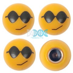 Valve Cap Set Cool Face 4 Piece