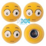 Valve Cap Set Speechless Face 4 Piece
