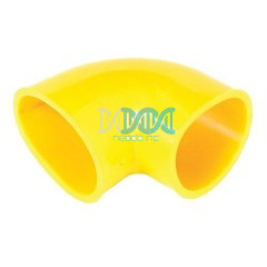 Rubber 90 Degree Yellow 76mm