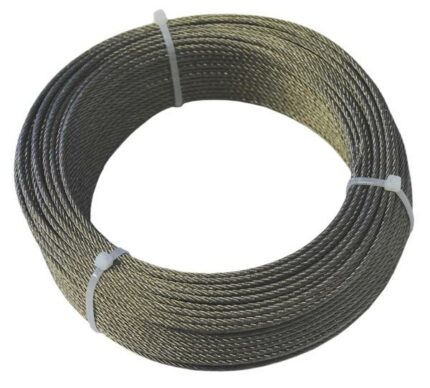 Wire Rope 2.5mm S316 Core 7X7 50M Roll