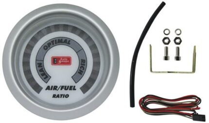 Elec Air/Fuel Ratio Gauge - White dial