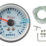 2 Boost Gauge Silver/White