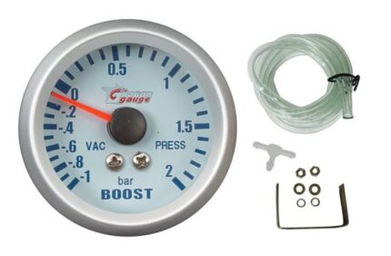 2 Boost Gauge Silver/White