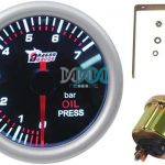 2 Oil Pressure Gauge S/White Type-R