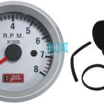 Auto Gauge 2 Tachometer Silver/Silver