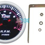 2 Tachometer Super White 1-10000Rpm Dragon Gauge