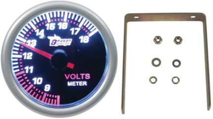 2 Volt Gauge S/White With Sender Type-R