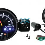 3 3/4 Tachometer Black Face With Shift Light