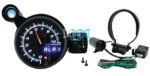 3 3/4 Tachometer Black Face With Shift Light