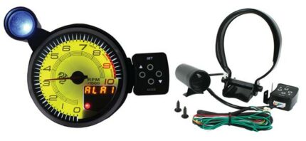 3 34Tachmeter Orange Face With Shift Lig