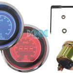 DISCONTINUED - 2 Oil Pressure Gauge Led Digital Blue/