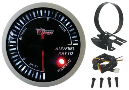 Air Fuel/Ratio Gauge 60mm Sil/Black