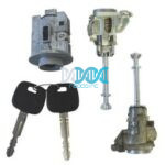 Ignition Barrel Set 3 Piece Toyota Hi-Lux Vigo 05-Transponder Type