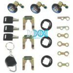 3 Door Lock With Round Key