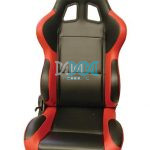 Racing Seat Carbon Red/Black Recl.Pair