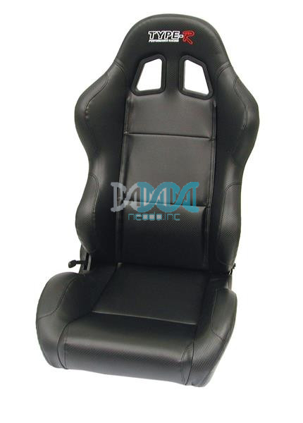 Reclining Racing Seat Carbon Black Per Pair