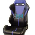 Reclining Racing Seat Pvc Blue/Black