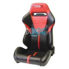 Reclining Racing Seat Pvc Red/Black