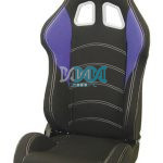 Reclineable Racing Seat P/Apple Black/Blue - Sold per pair