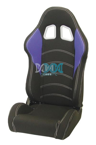 Reclineable Racing Seat P/Apple Black/Blue - Sold per pair