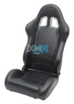 Reclining Racing Seats Pvc Black/Red - Sold per pair