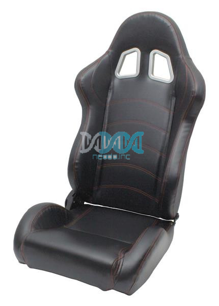 Reclining Racing Seats Pvc Black/Red - Sold per pair