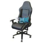 Black Racing Office Chair With Arm Rests