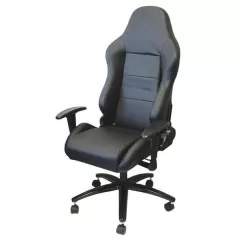 Black Racing Office Chair With Arm Rests