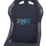 Non-Reclining Bucket Seat With Rails Black