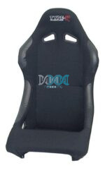 Non-Reclining Bucket Seat With Rails Black