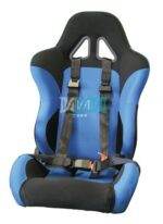 Racing Car Seat Safety Belt 3 Point Black Emark