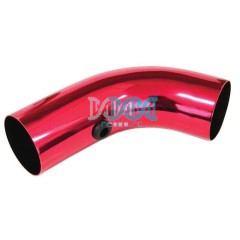 Induction Pipe Short Bend 76mm Red