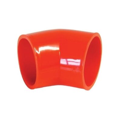 Rubber 45 Degree 76mm Red