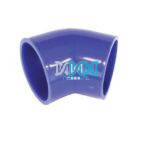 Rubber 45Degree 76mm Blue