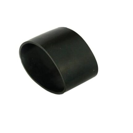 Rubber Sleeve Straight Black 76mm