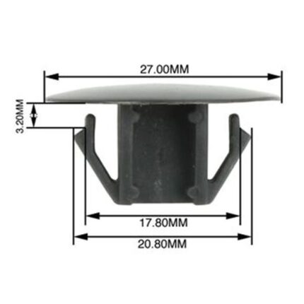 Panel Clips Blanks 17.8-20mm (100 pieces)