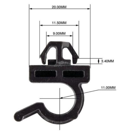 Panel Clips Bonnet Catch 10mm(10) Moq 1000