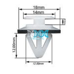 Panel Clips Door 12mm(10)