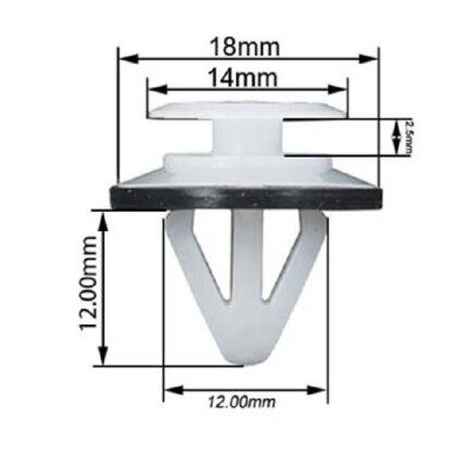 Panel Clips Door 12mm(10)