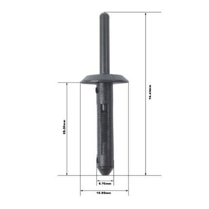 Panel Clips Revit Type L=29 F=16 D=6mm