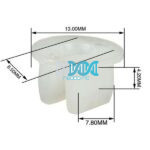 Panel Clips Screw Saddles 8mm (100 pieces)