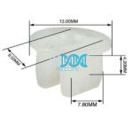 Panel Clips Screw Saddles 8mm(10)