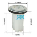 Panel Clips Screw Saddles 9.mm(10)